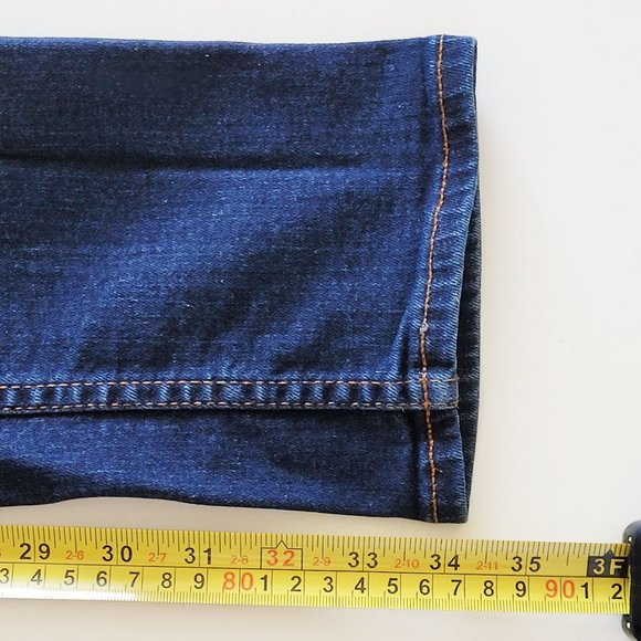 Acne - Kex Soft Raw Dark Blue Skinny Jeans - Size 29/34 - Picture 8 of 9